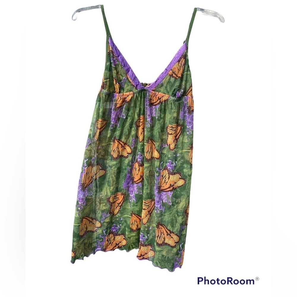 BABY DOLL VINTAGE SHEER CAMISOLE SZ L